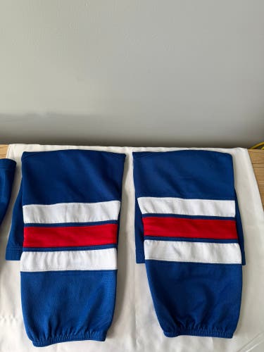 ASG Medium Jr. Amerks Blue Game Socks