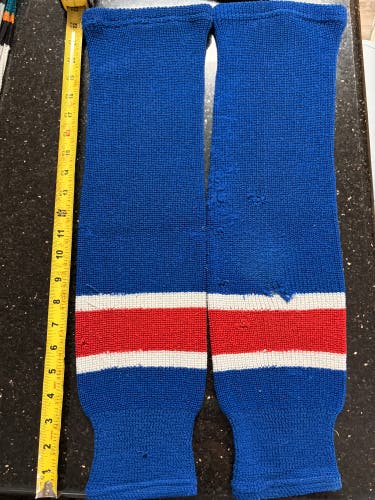 Rangers Blue Knit Socks (Used)