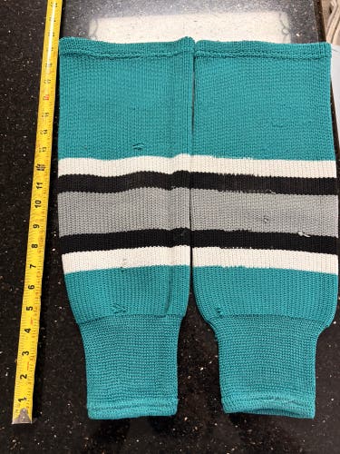 19’ Sharks Knit Socks (Used)
