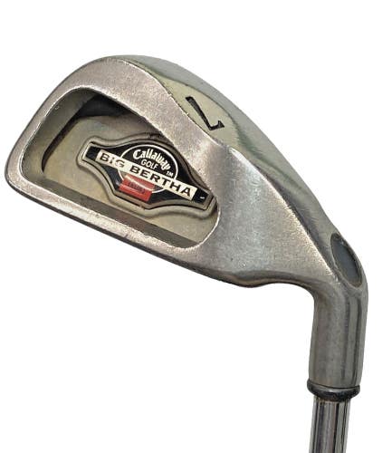 Callaway Big Bertha 7 Iron Plus 1.5" Men's RH Stiff Steel 38.5" Oversize Grip