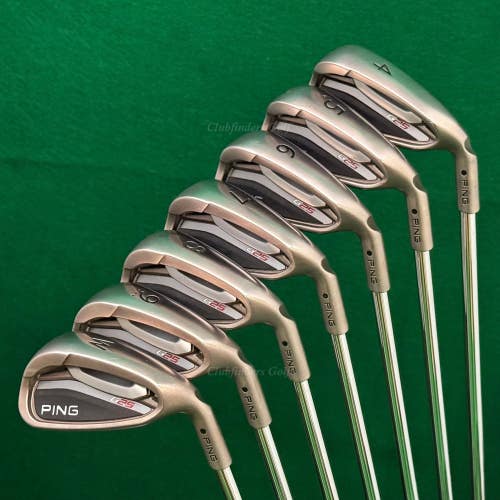 Ping G25 Black Dot 4-PW Iron Set Factory CFS Steel Regular
