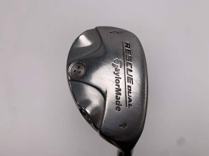 TaylorMade Rescue Dual 4 Hybrid 22* 65g Regular Graphite Mens RH Oversize Grip