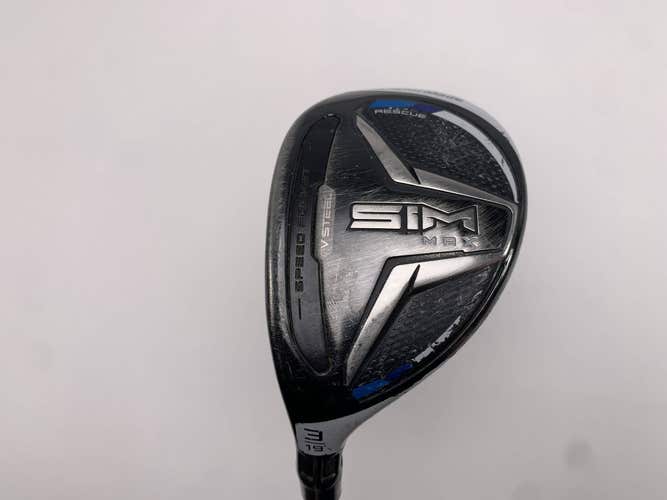 TaylorMade SIM MAX 3 Hybrid 19* Accra FX 2.0 100H60 M3 Regular Graphite Mens LH