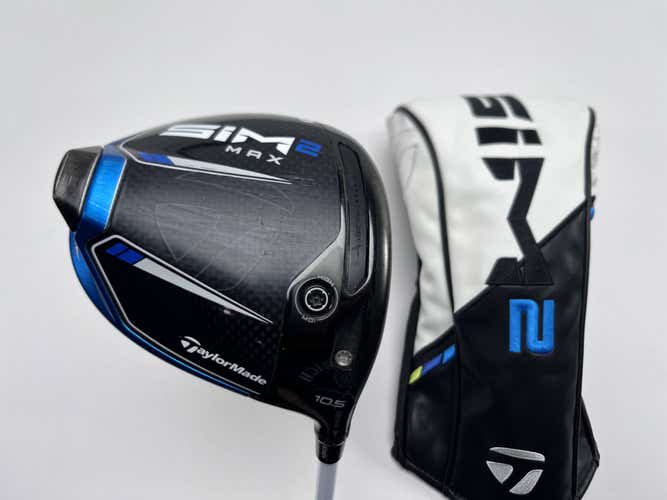 TaylorMade SIM2 MAX Custom Driver 10.5* Fujikura Pro 2.0 6-S Stiff RH HC -1.5''