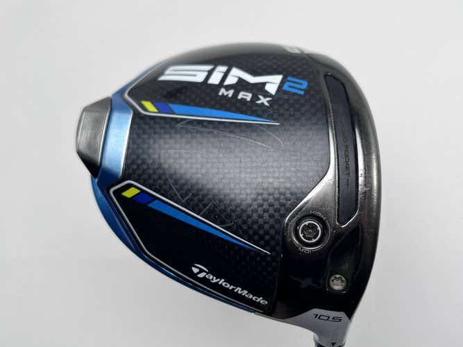 TaylorMade SIM2 MAX Driver 10.5* HZRDUS RDX Smoke 6.5 70g Extra Stiff RH