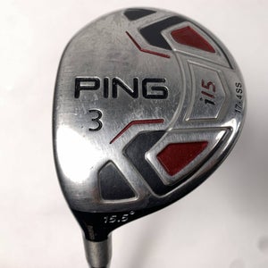 LEFTY Ping i15 3 Fairway Wood 15.5* ProForce AxivCore 79g Tour Stiff LH