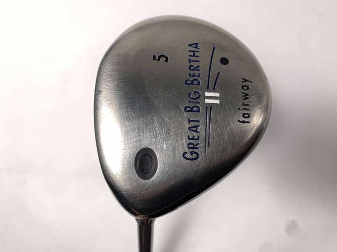 LEFTY Callaway Great Big Bertha II 5 Fairway Wood 18* GBB System 60 Firm LH