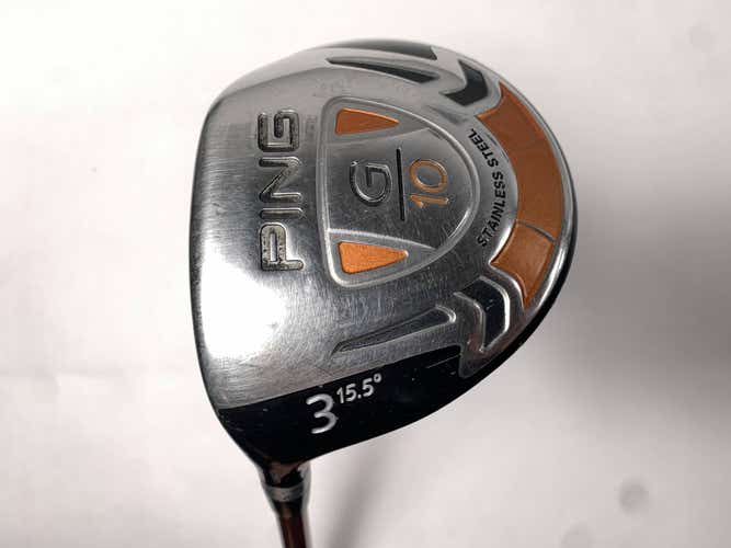 Ping G10 3 Fairway Wood 15.5* TFC 129 F Regular Graphite Mens RH Undersize Grip