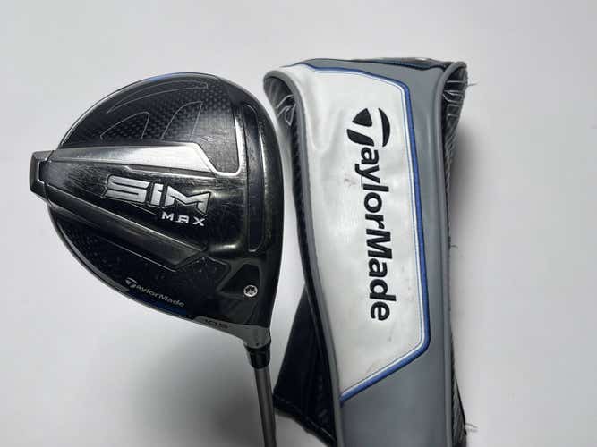 TaylorMade SIM MAX Driver 10.5* Aldila Ascent Red 60g Stiff Graphite Mens RH HC