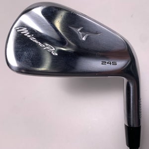 Mizuno Pro 245 Single 7 Iron DG S300 105g Stiff Steel RH Midsize Grip +1.25"