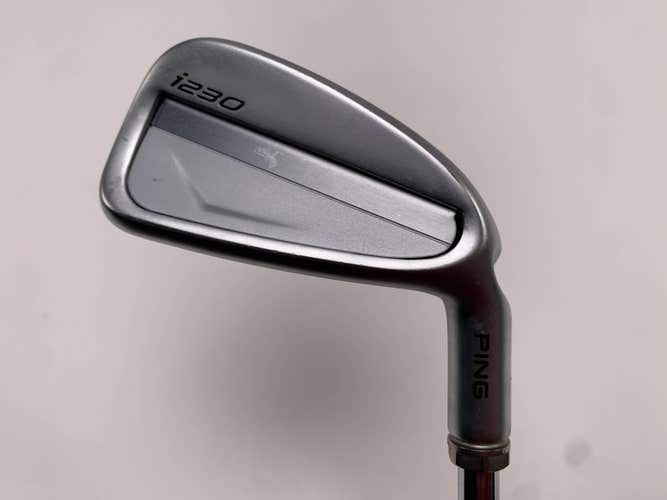 Ping i230 Single 7 Iron Fitter Orange Dot 2* Flat AWT 2.0 Stiff Steel Mens RH