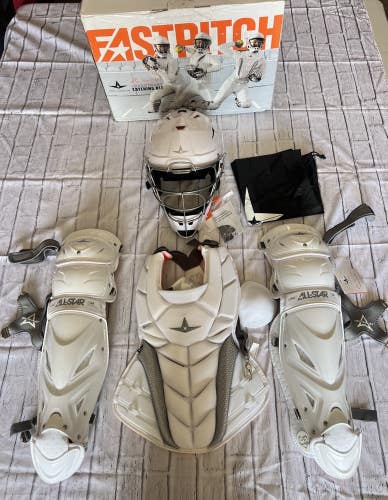 All Star PHX Paige Halstead Fastpitch Softball Catching Kit Size Medium NEW Read