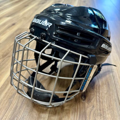 Bauer IMS 5.0 Hockey Helmet Profile I Cage Combo Black, Medium