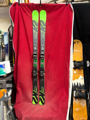 Skis: K2 177 cm All Mountain Skis With Bindings (Used)