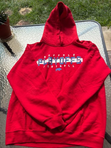 Buffalo Bills Red Girls Small / Medium Sweatshirt (Used)