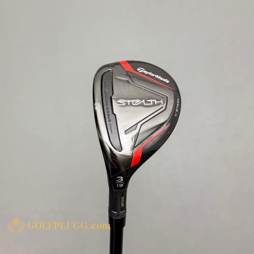 Left-Handed 3 Hybrid- Taylormade Stealth / Ventus, Stiff (3360)