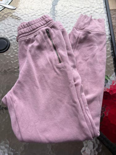 Pink(mauve) Girls Joggers  (Used) large 10-12 old navy
