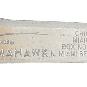 Northwestern Chico Miartuz Tomahawk Putter Box No 132 RH Steel 34" Vintage Grip