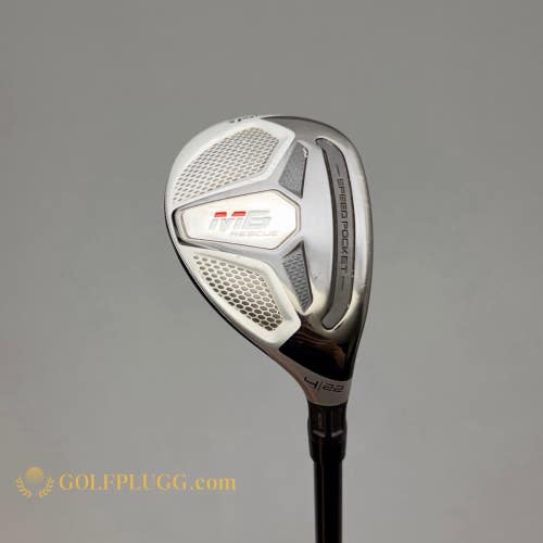 4 Hybrid- Taylormade M6 Rescue / Atmos, Senior (3367)