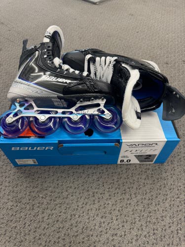 Bauer Vapor FlyLite Inline Skates Size 8 (New) Fit 2