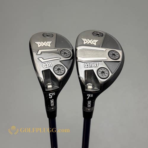 Left-Handed 5 & 7 Hybrid Set- PXG 0311 / XF / Denali, Stiff (3362)