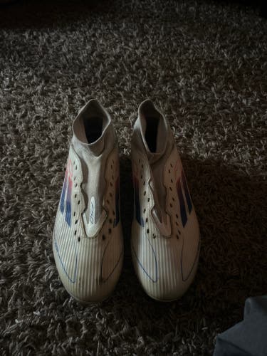 White Men's Size M 8.0 (W 9.0) Adidas F50 Elite Turf Cleats Cleats (Used)