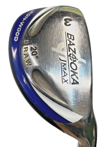 Tour Edge Bazooka JMAX Draw 3 Ironwood Hybrid 20* RH Stiff Graphite 39" New Grip