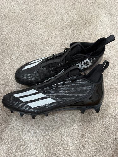 Black Adidas Adizero Cleats Men's Size M 15.0 (W.16.0) Adidas (New)