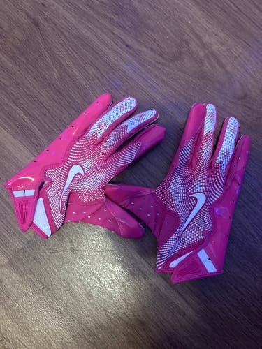 Pink Large Nike Vapor jet 8.0 Gloves (Used)