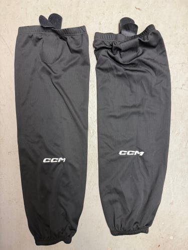 Black Senior CCM Edge Socks (Used)