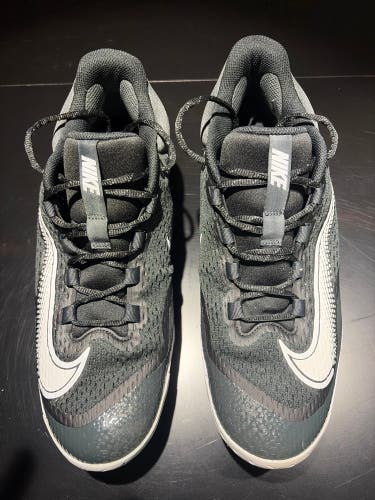 Black Men's Size 13.0 (W 14.0) Nike Huarache Low Top Metal (Used)