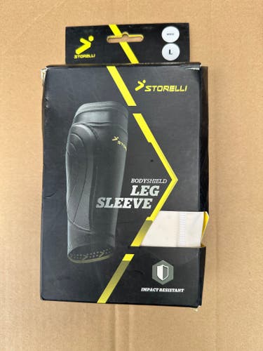 (New)STORELLI BS LEG SLEEVE WHITE LARGE NIB