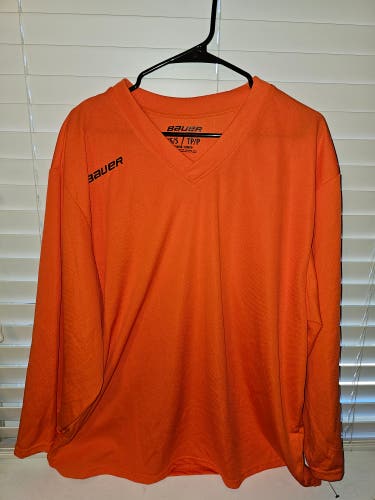 Orange Adult Unisex XS Bauer Jersey (New)