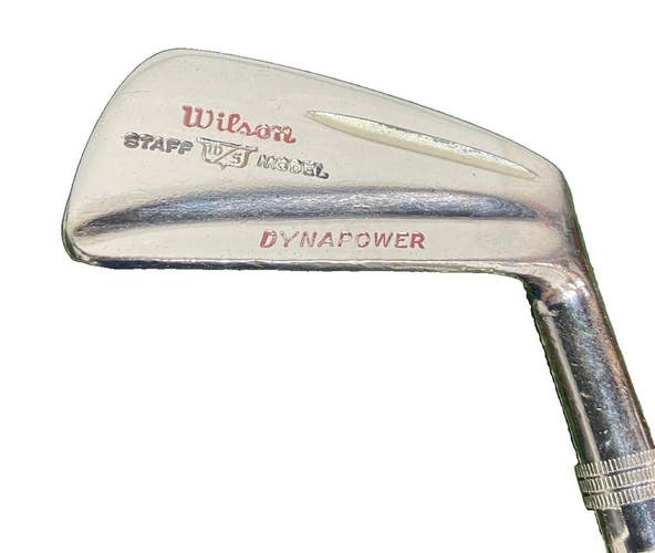 Wilson Staff Dynapower Fluid Feel 5 Iron RH Stiff Steel 37" Good Vintage Grip