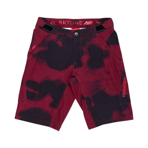 SKYLINE AIR SHORT; FLARED OXBLOOD 30 (New)