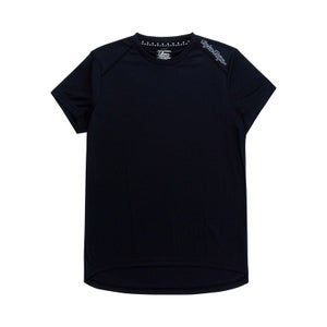 WOMENS LILIUM SS JERSEY; MONO BLACK LG (New)