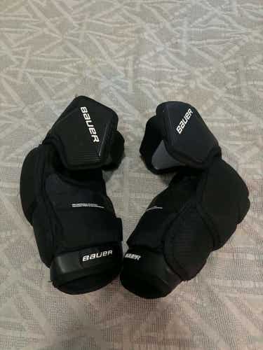 Bauer Pro Series Pro Stock Hockey Elbow Pads, Size Senior Large