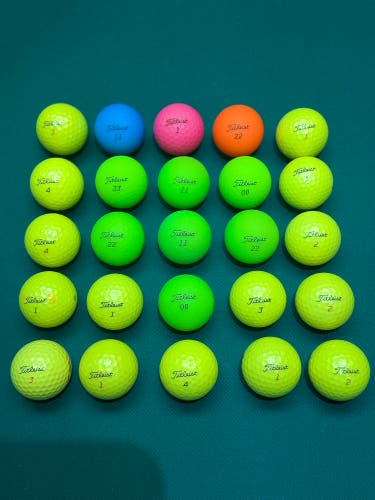 25 Titleist Skittle Pack - 5A Condition