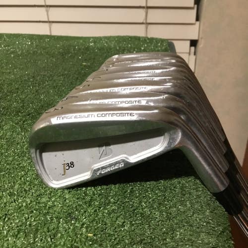 Bridgestone Golf J38 Forged Irons Set (3-PW) X-Stiff Project X Flighted Steel