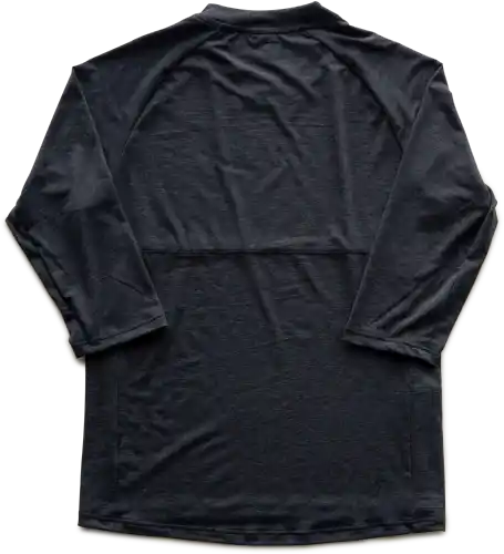 ENDURO DRIRELEASE MERINO 3/4 JERSEY BLK XXL (New)