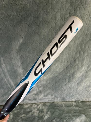 White 2023 Easton Ghost Composite Bat (-9) Composite 25 oz 34" (Used)