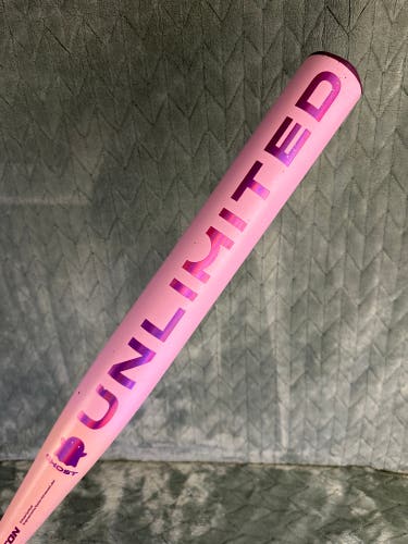 Pink 2026 Easton Ghost Unlimited Composite Bat (-10) Composite 23 oz 33" (Used)