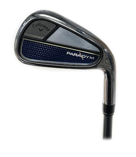 Callaway Paradym Forged Single 7 Iron Graphite Hzrdus Silver 75g Stiff Flex