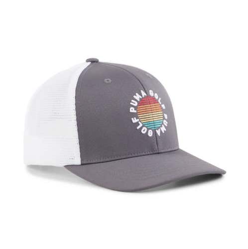 Puma Twilight Trucker Hat (Galactic Gray, Adjustable) Golf Cap 2025 New