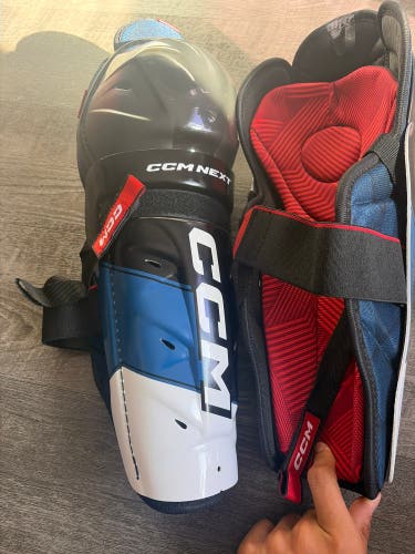 Senior CCM Next 14" Shin Pads (Used)