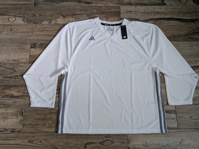 NEW Adidas AdiTeam Practice Hockey Jersey L