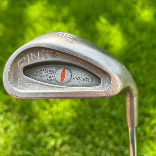 PING Cat Eye Orange Dot Pitching Wedge Iron Steel Shaft Golf Pride RH 36" Velvet