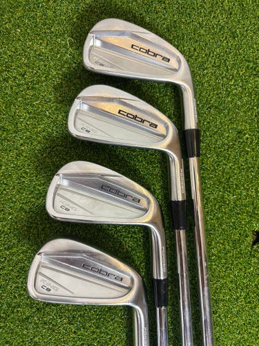 Men's 2023 Cobra Cobra 2023 KING Forged CB Right Handed Iron Set Stiff Flex 4-GW