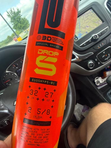 2025 Easton Hype Fire Composite USABat Certified Bat (-5) 27 oz 32" (Used)