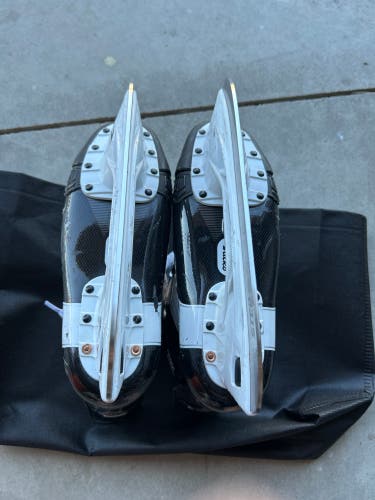 Black 2024 CCM Tacks 652 Hockey Skates Regular Width Pro Stock 6.5 (Used)